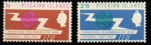 PITCAIRN ISLANDS SG34/5 1963 RED CROSS MNH