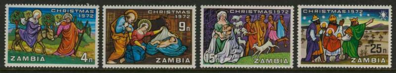 Zambia 90-3 MNH Christmas, Holy Family, Three Kings