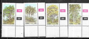 South  Africa -Ciskei #50-53  Trees  set complete (MNH)  CV $1.50