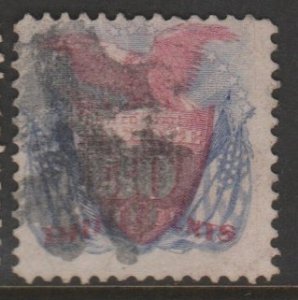 U.S. Scott Scott #121 Eagle & Shield Stamp - Used Single