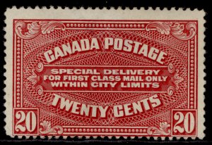 CANADA QV SG S4, 20c carmine-red, M MINT. Cat £42.