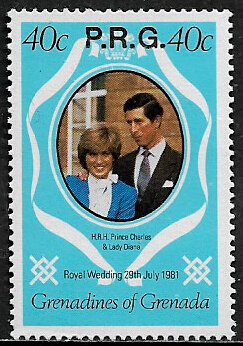 Grenada, Grenadines #O11 MNH Stamp - Royal Wedding Official