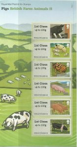 2012  - PIGS  POST & GO PRESENTATION PACK - P&G 7 - UNMOUNTED MINT