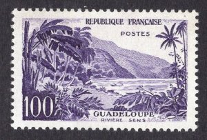 France   #909  MNH  1959   tourism  100f.   Guadeloupe