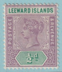 LEEWARD ISLANDS 1 MINT HINGED OG* NO FAULTS VERY FINE! - EAZ