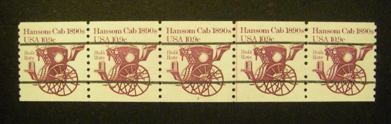 Scott 1904a, 10.9c Hansom Cab, PNC5, #1, NO Gap, NICE