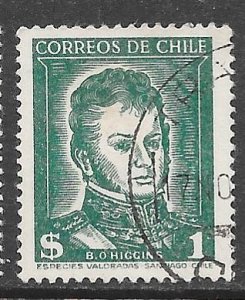 Chile 275: 1p Bernardo O'Higgins (1776-1842), used, F-VF