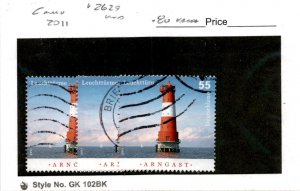 Germany, Postage Stamp, #2629 (3 Ea) Used, 2011 Lighthouse (AB)