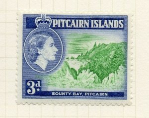 Pitcairn Islands 1957 Early Issue Fine Mint Hinged 3d. NW-187609