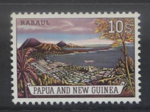 Papua New Guinea- Scott 162- Definitives -1961 - MNH - 10/- Multicoloured