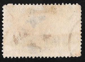 231 2 cent SUPER FANCY CANCEL Violet, Columbia Issue Stamp used AVG