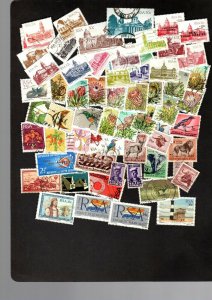 South Africa 60+ different used stamps ** some nice topicals **