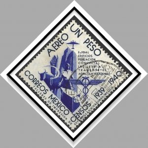 Mexico #C102 Airmail Used