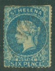 GT:St Helena 2 used trimmed at top CV $325