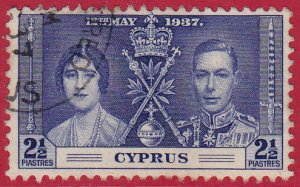Cyprus - 1937 - Scott #142 - used - Coronation Issue