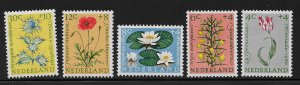 NETHERLANDS SC# B343-47  FVF/MNH 1960