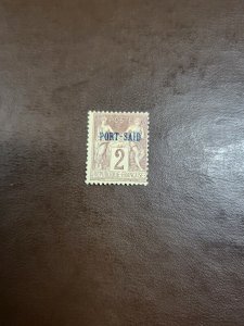 Stamps Port Said Scott #2 h