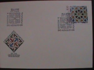 ​PORTUGAL-1981  FDC- 15TH CENTURY-RAJOLA TILE, VALENCIA MNH FDC VERY FINE.