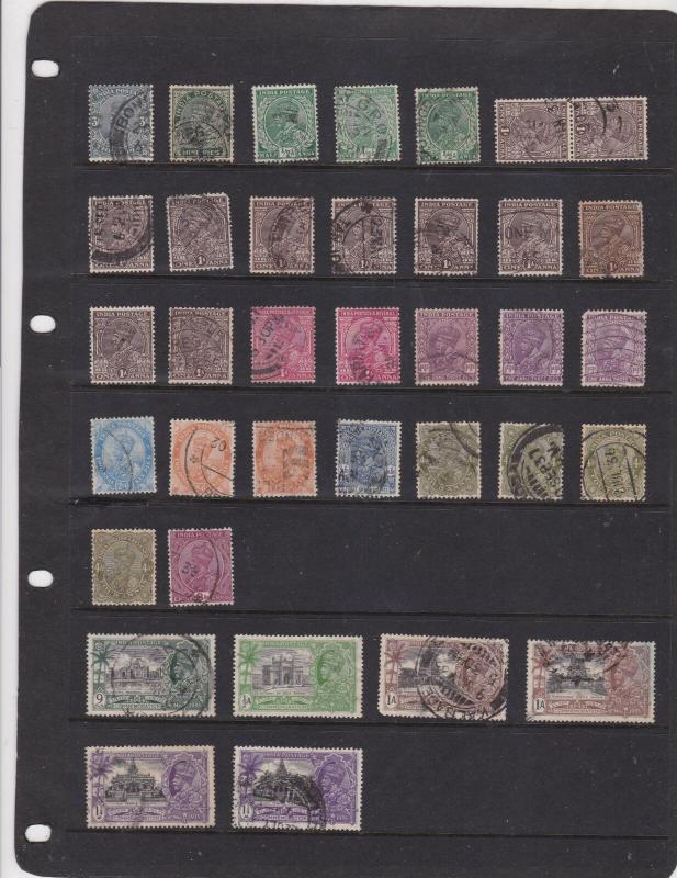 India Stamps Page  Ref 33204