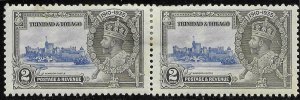 Trinidad & Tobago. #43 pair MH. Windsor Castle. 1935