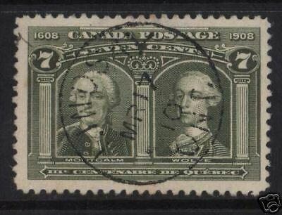 Canada #100 XF Used March 17 1910 CDS