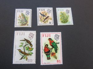 Fiji 1971 Sc 308,11,13,15,19 bird MH