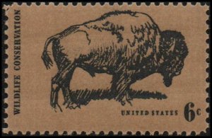 United States 1392 - Mint-NH - 6c Buffalo (Bison) (1970)