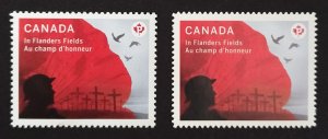 Canada 2835-6i Die Cut VF MNH