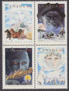 Canada - #1337a Canadian Folklore - Folktales Se-Tenant Block of Four - MNH