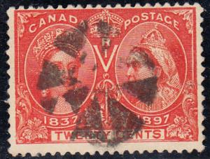 CANADA # 59 used - S.G. No. 133 - cork cancel