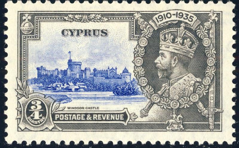 CYPRUS - 1935 - SG 144 3/4pi. KGV Silver Jubilee - Mint