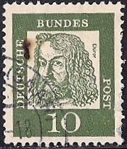 Germany #827 10pf Albrecht Durer used VF