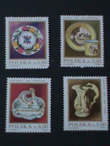 ​POLAND-1982-SC#2502-7 PORCELAIN STONEWARE MNH VF COMPLETE SET  LAST ONE