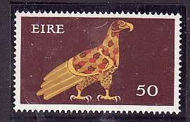 Ireland-Sc#304- id7-unused NH 50p Eagle-Birds-1971-5-