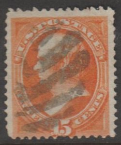 U.S. Scott #152 Webster Stamp - Used Single