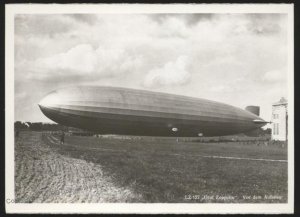 USA 1929 Germany Graf Zeppelin LZ127 Balkanfahrt Bukarest Bordpost RPPC  G107320