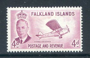 Falkland Islands 4d Reddish Purple SG177 Mounted Mint
