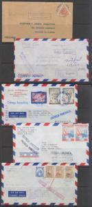 GUATEMALA 1949-63 COLLECTION OF 30 SPECIAL DELIVERY COVERS TO USA F,VF 