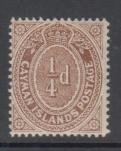 CAYMAN ISLANDS # 31 Mint hinge remnant -