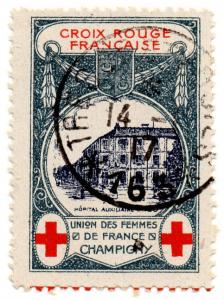 (I.B) France Cinderella : Great War Red Cross Charity (Champigny)