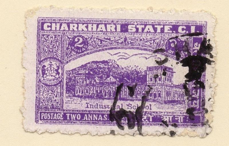 Indian States Charkhari 1940 Early Issue Fine Used 2a. 076054