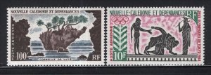 New Caledonia 1962-1964 Airmail 2 Better High Values MNH #C32 + C38