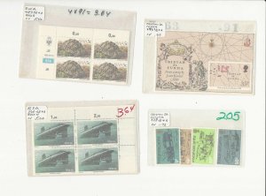 British Colonies Mint NH Sets & Blocks Stamp Collection, 28 Different
