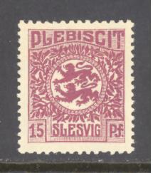 Schleswig Sc # 5 mint hinged (RS)