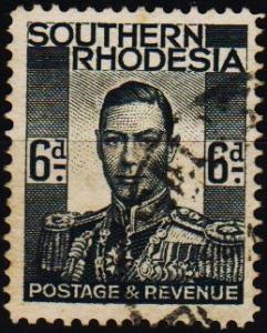 Southern Rhodesia. 1937  6d S.G.44 Fine Used