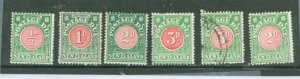 New Zealand #J16-J19 Unused Single (Complete Set)