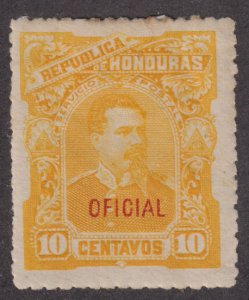 Honduras O7  President Luis Bogran 1890