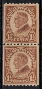 USA - Scott 605 Pair MNH