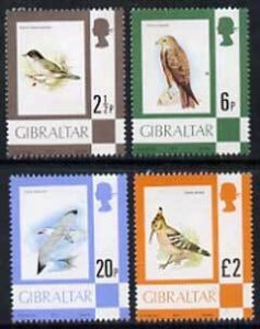 GIBRALTAR - 1977 - Birds from Def Series - Perf 4v - Mint Never Hinged