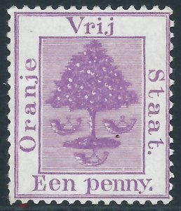 Orange River Colony, Sc #4, 1d MNG